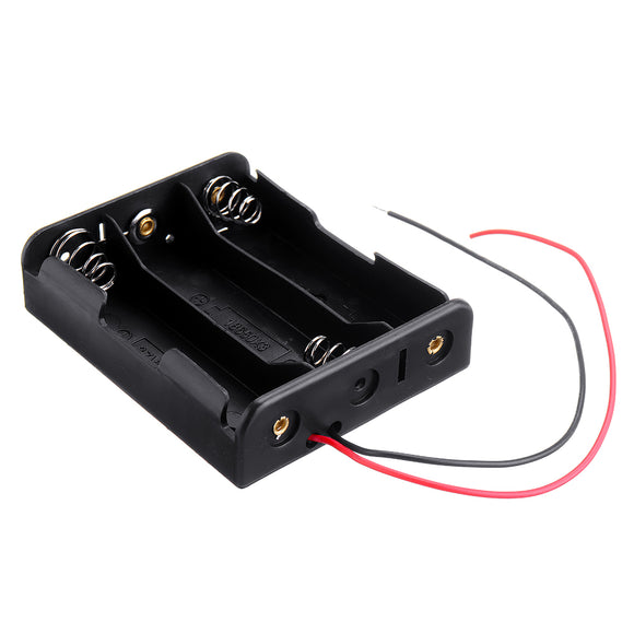 3 Slots 18650 Battery Holder Plastic Case Storage Box for 3*3.7V 18650 Lithium Battery