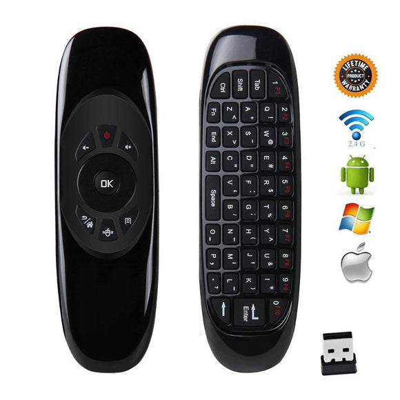 Wireless Air Mouse Keyboard Game Remote Controller For Macbook PC iPad Projector Smart TV Box