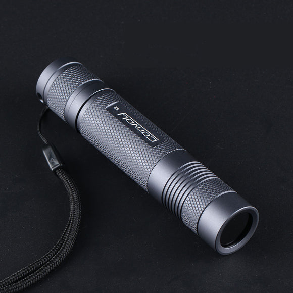 Convoy S2 Grey 7135*5 Driver 365nm Purple UV Flashlight Fluorescence Sterilization Banknote Detection Pen