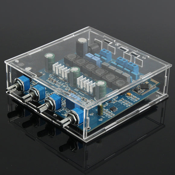 TPA3116 2.1 50Wx2+100W Bluetooth CSR4.0 Class D Power Amplifier With Acrylic Case
