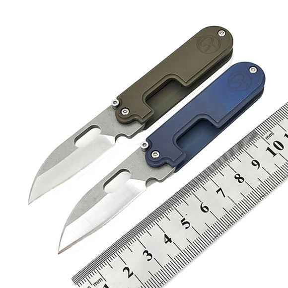 B-002 120mm S35VN Steel Mini Pocket EDC Folding Knife Multi-functional Outdoor Survival Knife