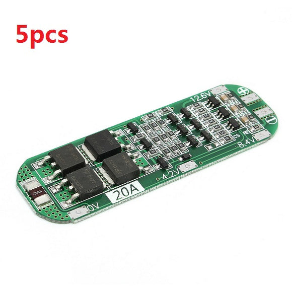 5pcs 3S 20A Li-ion Lithium Battery 18650 Charger PCB BMS Protection Board 12.6V Cell