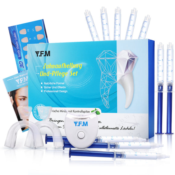LED Light Teeth Tooth Whitening Whitener Machine Bleaching Professional Kit White Gel