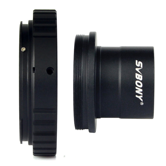 SVBONY 1.25 Inch T-type Adapter + M42x0.75 Camera Connection Ring for Canon