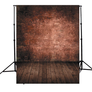 5x7ft Retro Dark Brown Wall Wood Theme Photography Vinyl Background Backdrop for Studio 1.5x2.1m
