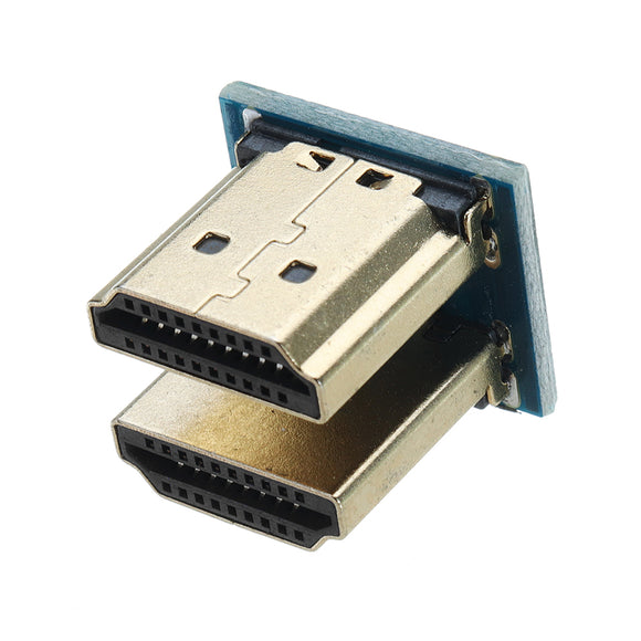 5Pcs HDMI 1.4 Two-way Rotation Connecting Head Adapter Module