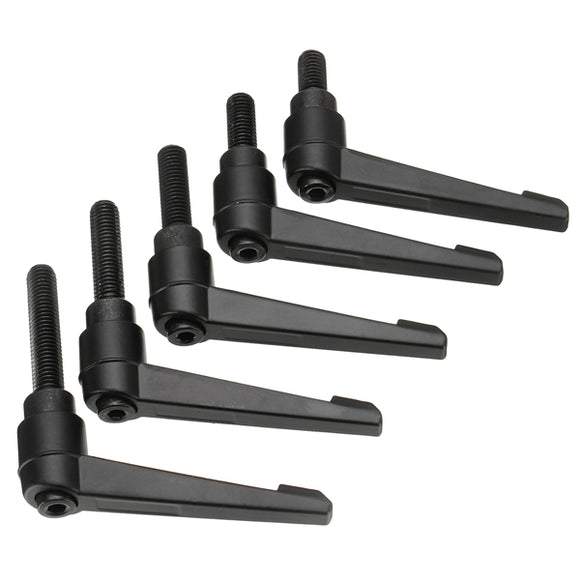 Zinc Alloy M10 20-50mm Male Thread Adjustable Clamp Handle Tool