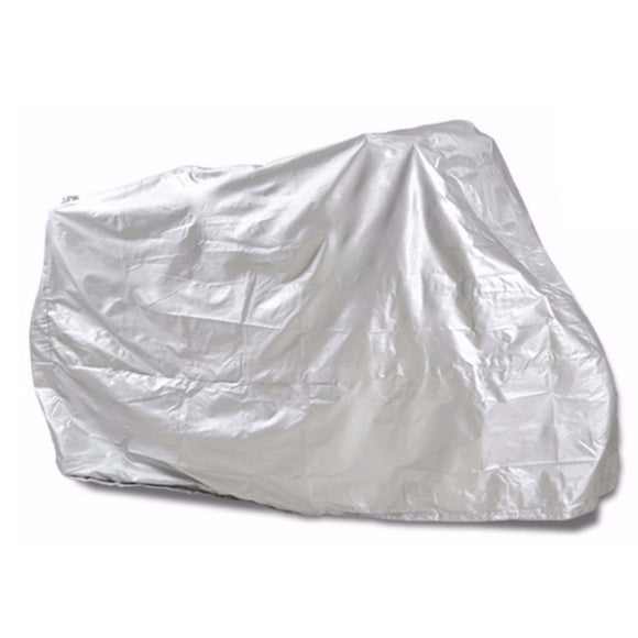 Motorcycle Rain UV Dust Cover Dust Bike Protector XXL Silver