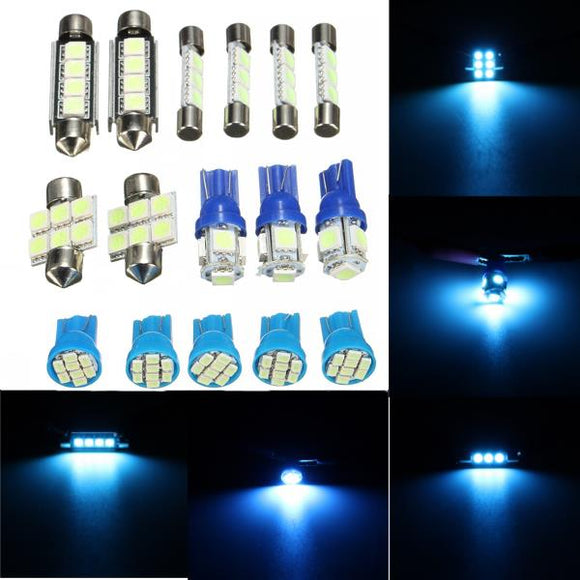 12V Ice Blue Car Interior LED Lamp Replacement Bulb Reading Dome Lights for Jeep Grand Cherokee WJ 1998-2004
