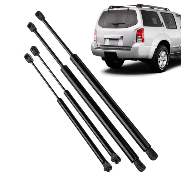 4Pcs Car Rear Window Tailgate Gas Strut Support Tail Lift Bar for Nissan Pathfinder R51 2005-2012
