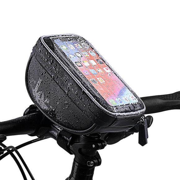 WHEEL UP Bike Front Frame Bag 6 Inch Touch Screen Waterproof Phone Bag Bicycle Cycling Motorcycle Bag