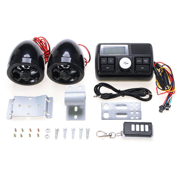 12V Motorcycle Alarm Audio Scooter  Modified Accessories With Radio Function