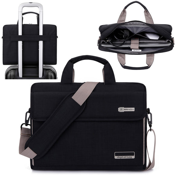 15.6 Oxford Cloth Laptop Handle Bag Case Messenger Pouch for MacBook