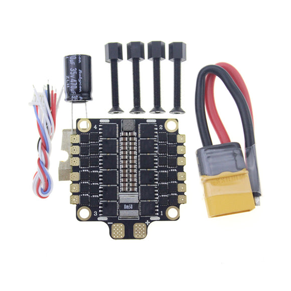 HAKRC E50AX4 50A 4 IN 1 ESC 3-6S BLHeli_32 5V 3A BEC Dshot1200 For RC Drone FPV Racing Multi Rotor