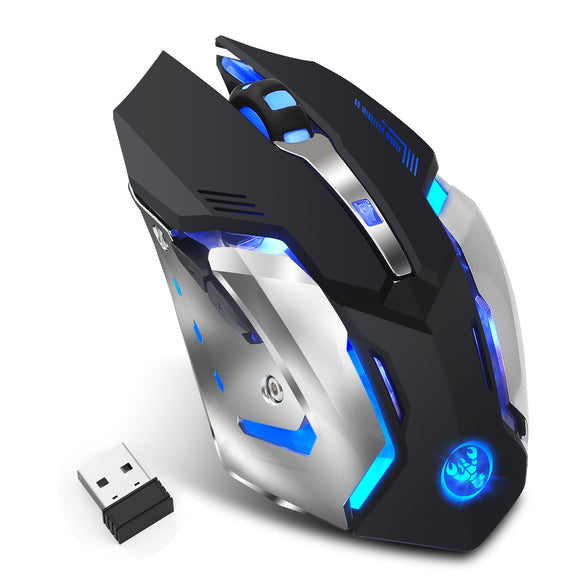 HXSJ M10 Wireless 2.4GHz Gaming Mouse Ergonomic Colors Backlight Gaming Mouse 2400DPI Mice