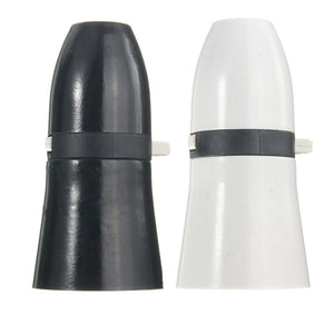 B22 Standard White Black Switch Light Lamp Holder Socket Bayonet Cap Fitting