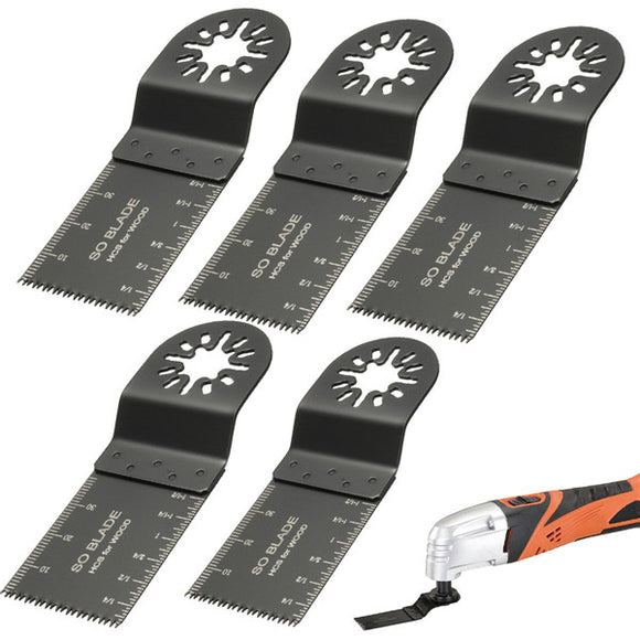 5pcs 35mm High Carbon Steel Oscillating Multitool Saw Blades