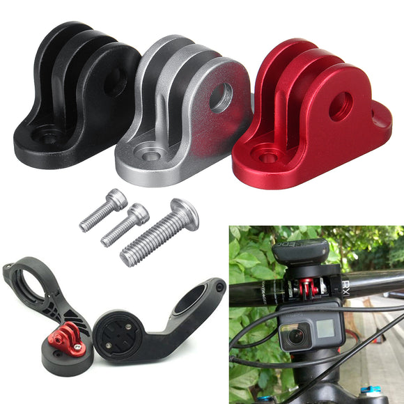 Cycling Bike Handlebar Computer Camera Mount Adapter Holder For Gopro Garmin Edge/Bryton Computer