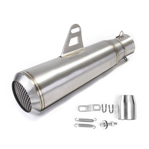 38mm-51mm Stainless Steel Motorcycle Exhaust Muffler Pipe For Honda/Yamaha/Suzuki/Kawasaki