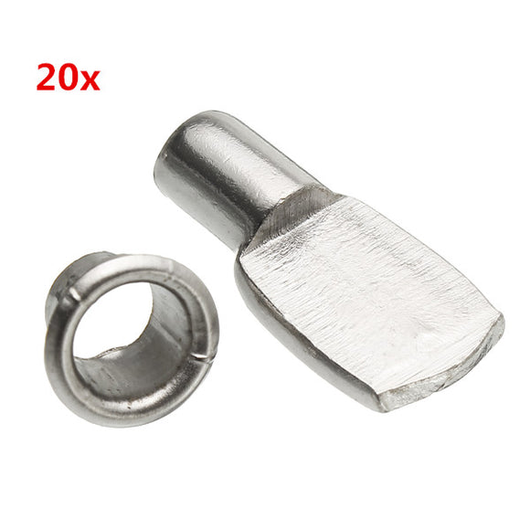 20Pcs 1/4 Inch Support Pins Peg Nails for Cabinet Cupboard Shelf Wooden Board