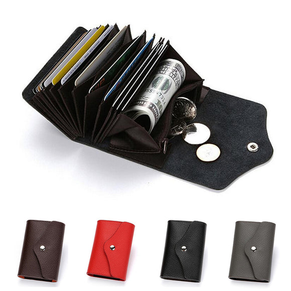 Men Women RFID Blocking Wallet Credit Card Holder Case Money Pocket Purse