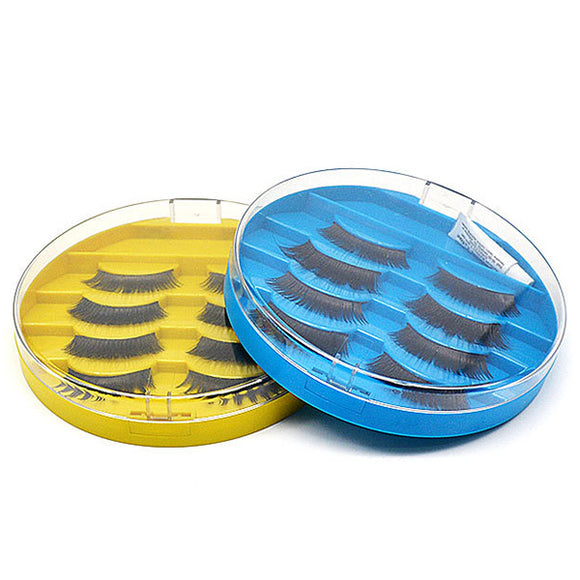 2 Colors 4 Pairs False Eyelashes Storage Box Case Makeup Tools