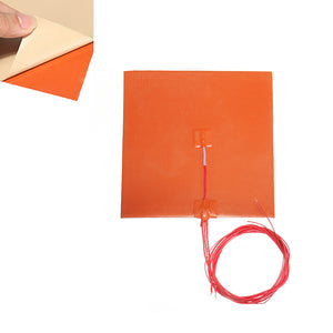 200*200mm 110V/220V 200W Silicone Heated Bed Heating Pad w/ Thermistor For 3D Printer