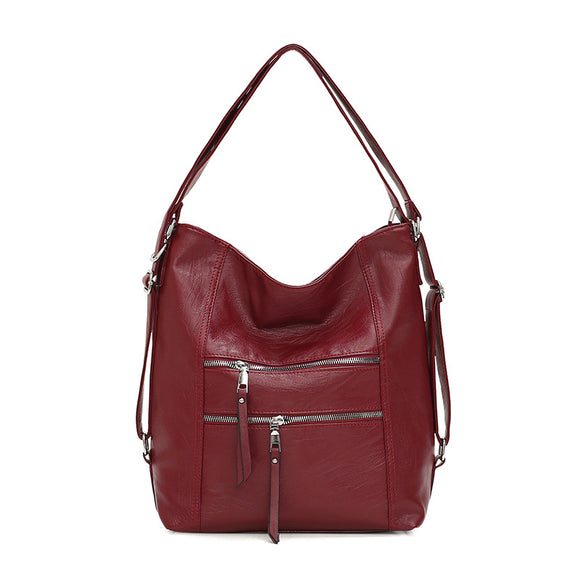 Women Casual Large Capacity Multifunction Handbag Backpack Shoulder Bag For Outdoor Daily