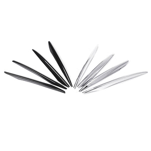4 X Chrome Front Fog Light Exterior Cover Trims Car Protective Film For 2016+ Benz E-Class W213
