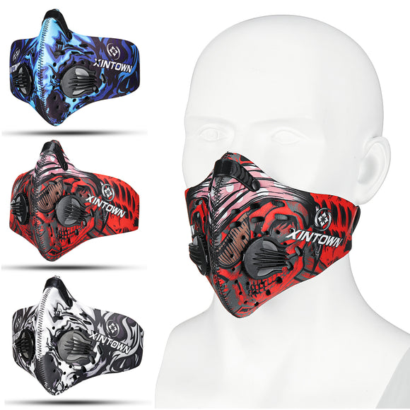 Unisex Training High Altitude Hypoxia Mask Oxygen Controlled Masochist With Filter For Skiing Cycling Travelling