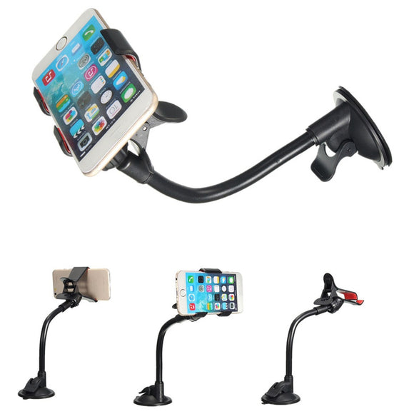 Universal 360 Rotating Wind Shield GPS Car Phone Holder Stand Bracket For iPhone 6S 5 inch