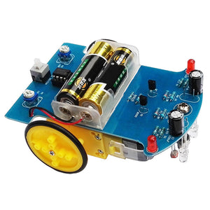 2WD Tracking Smart Robot Car Chassis Kit With Reduction Motor
