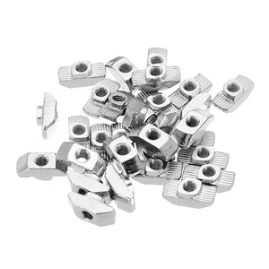 Machifit 30pcs M5 Hammer Nut Aluminum Connector T Sliding Nut for 4040 Aluminum Profile