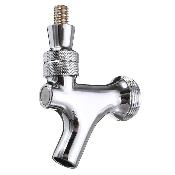 Chrome Draft Home Brew Beer Faucet Tap for Kegerator Tower Draft