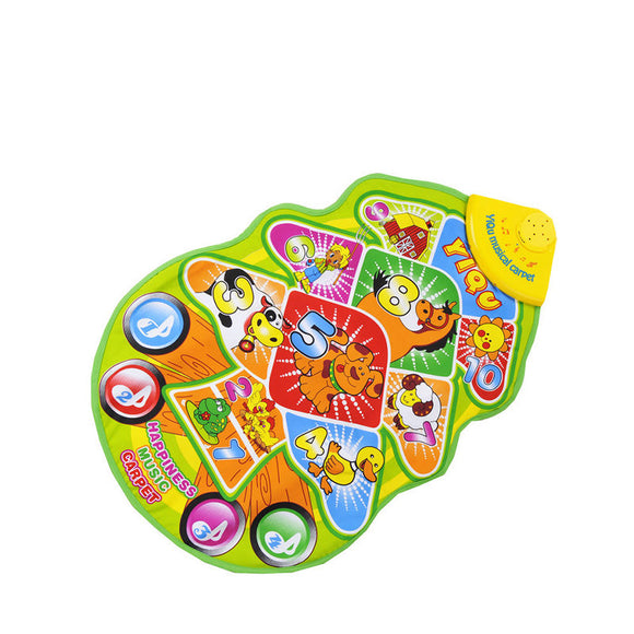 YIQU Kid Touch Play Musical Mat Tree Musical Carpet Toy piano music carpet mat