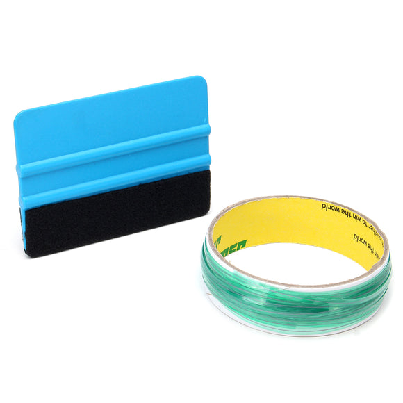 10M Knifeless Cutting Tape Finishing Line Plus with Squeegee Tool for Vinyl Wrap