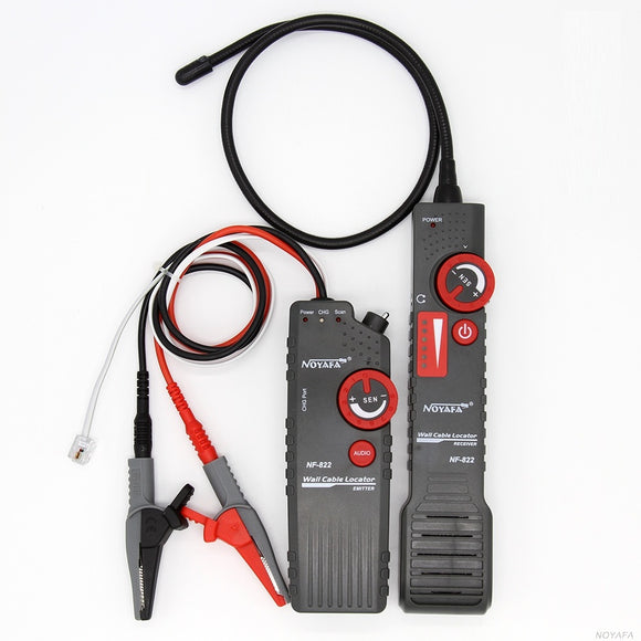 NOYAFA NF-822 Cable Locator Underground Cable Locator 0-0.30m Depth Cable Length Tester 1000m For High Voltage Wire Detectin