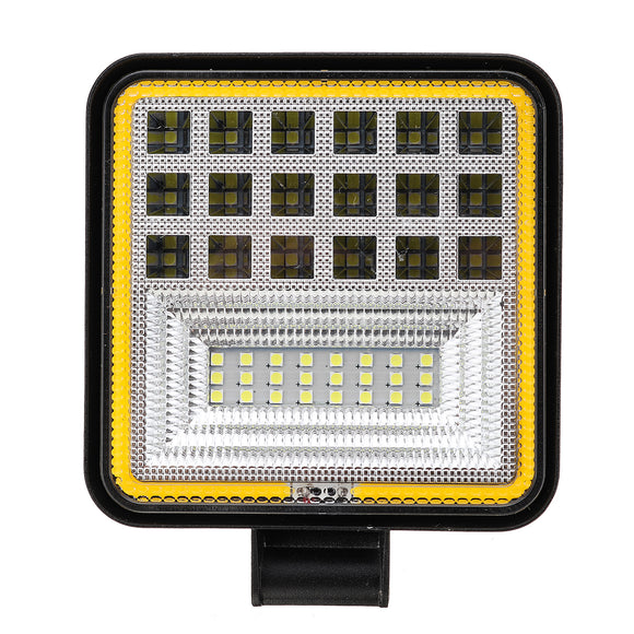 Universal Car LED Work Light Vehicle Spotlight Lamp Square 200W 6000K 8000LM Waterproof For Off-road Car Boat Camp