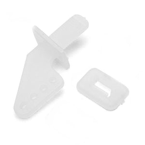 10Pcs HM Steel Ring Wheel RC White KT Electric Foam Control Horn