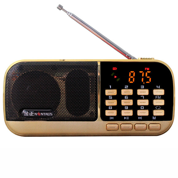 NONTAUS B871 MP3 Mini Card Stereo Speaker Portable FM Radio