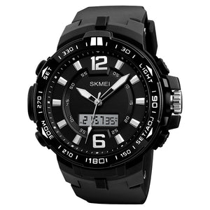 SKMEI 1273 Outdooors Men Digital Watch 50M Waterproof Multifunction Fashionable LED Wirstwatches