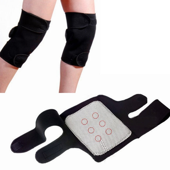 Tourmaline Self Heating Heated Thermal Magnetic Therapy Knee Support Brace Pad Belt