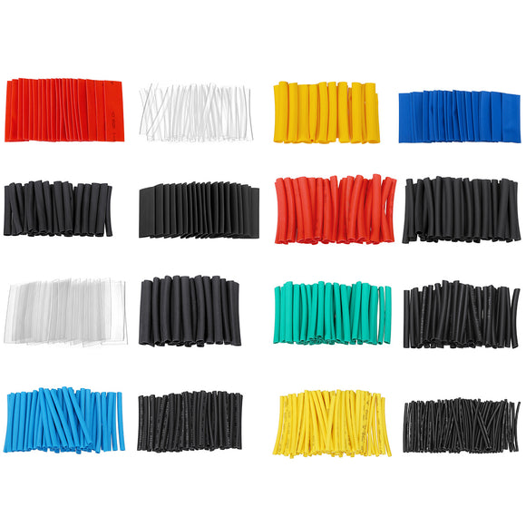 580Pcs Heat Shrink Tubing Insulation Tube 2:1 Shrinkable Wire Cable Sleeve Kit