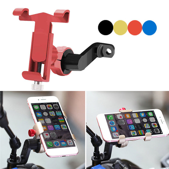 360 Rotating Universal Phone Holder Aluminum Bicycle Motorcycle Holder for Cell Phones GPS