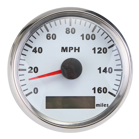 85MM Stainless Waterproof GPS Speedometer Digital Gauge 0~160MPH For Car Motor Truck