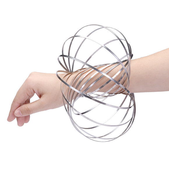 Stainless Flow Rings Magic Bracelet Flowtoys Exercise Artifact Creative Toys Gift