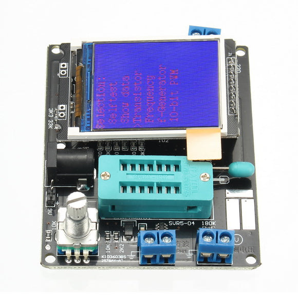 GeekTeches LCD GM328A Transistor Tester Diode ESR Meter PWM Square Wave Generator