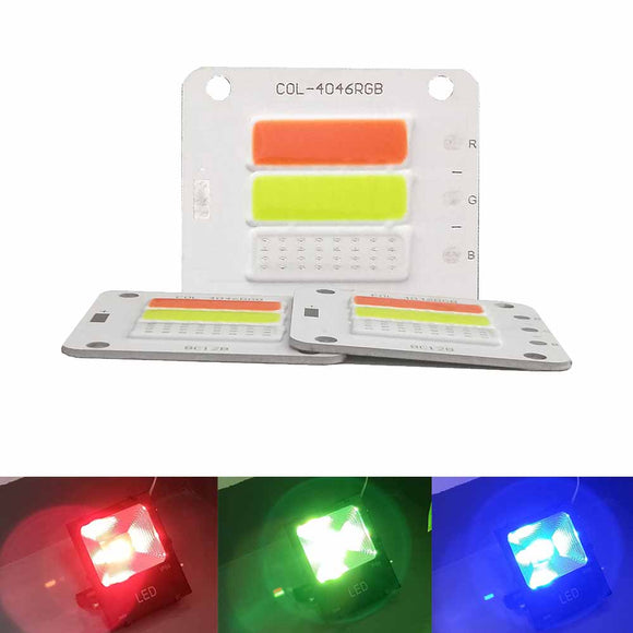 LUSTREON 50W RGB COB LED Chip Light Source for Floodlight DC24-30V