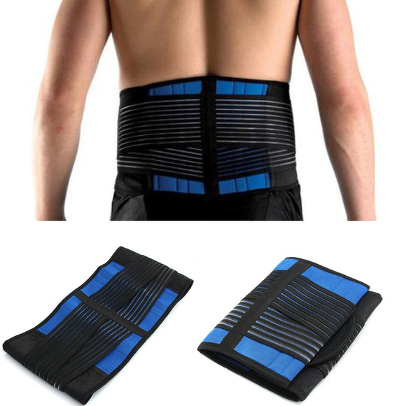 Neoprene Lower Back Support Compression Brace Pull Lumbar Disc Herniation Pain Relief Belt