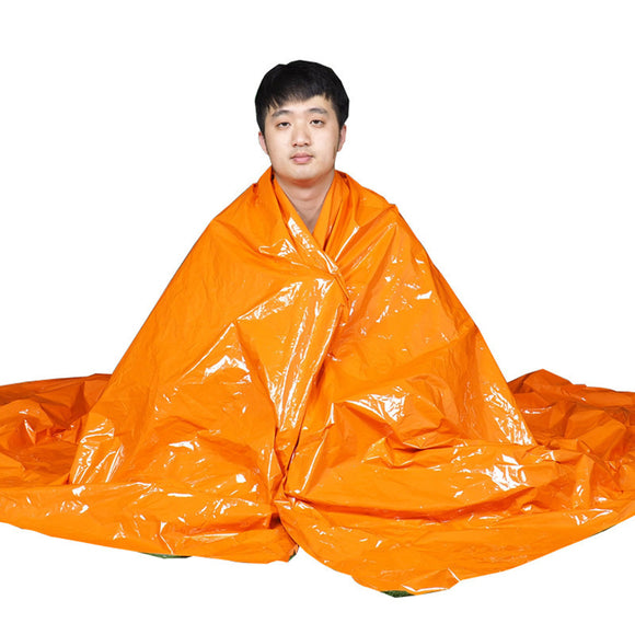 IPRee 210x130cm Thermal Survival Blanket Emergency Sleeping Pads Camping Waterproof Foil Rescue